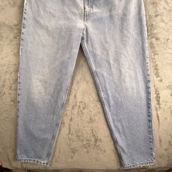 Vintage Georgia Jean Co Jeans Womens 18 Light Wash Relaxed Tapered Denim 90s Y2K - Picture 14 of 16